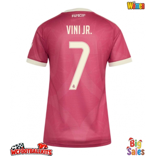 Real Madrid Vinicius Junior #7 Replica Third Stadium Shirt for Women 2026-27 Short Sleeve